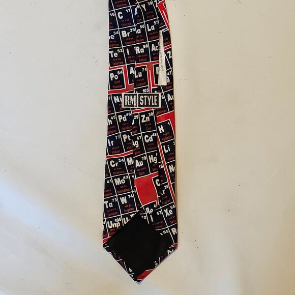 FUN RALPH Marlin & Co. The Periodic Table Neck Tie 1994 Novelty Tie - Picture 6 of 6
